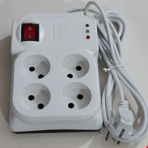 محافظ ولتاژ الن الکتریک(طول سیم 1.80) مناسب برای تلویزیون وصوتی وتصویری و کامپیوتر